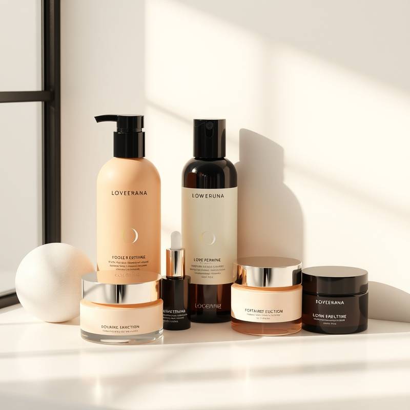 Aperçu d'un projet de branding réussi pour une entreprise de cosmétiques
