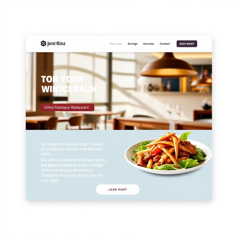 Aperçu d'un projet de campagne de marketing digital pour un restaurant