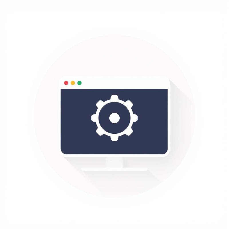 Icône représentant le service de développement web