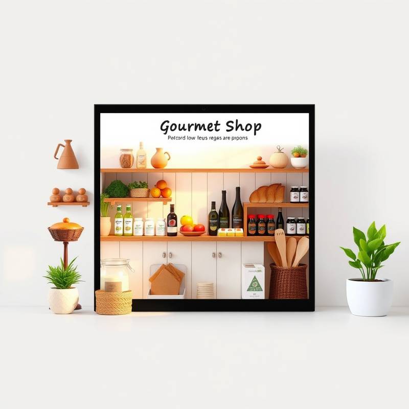 Miniatures des projets du portfolio : Création de la boutique en ligne Le Coin des Gourmets, spécialisée dans les produits régionaux.