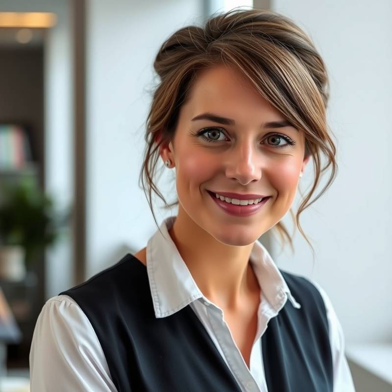 Portrait de Sophie Leclerc, Chef de Projet Marketing